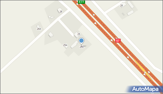 Siedlin, Siedlin, 25C, mapa Siedlin