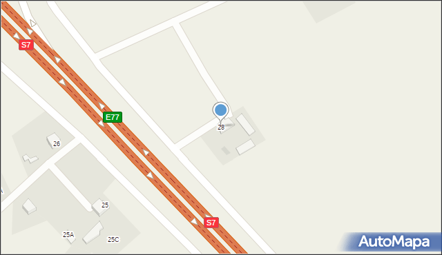 Siedlin, Siedlin, 28, mapa Siedlin