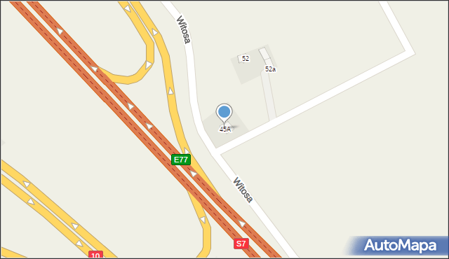 Siedlin, Siedlin, 45A, mapa Siedlin