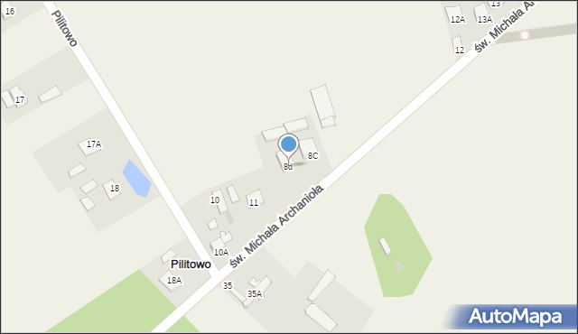 Siedlin, Siedlin, 8d, mapa Siedlin