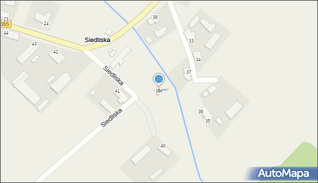 Siedliska, Siedliska, 39c, mapa Siedliska