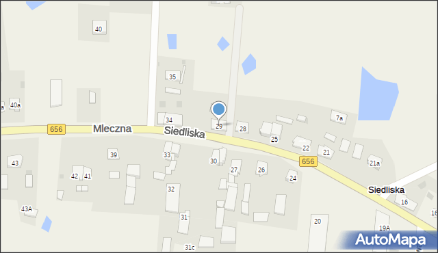 Siedliska, Siedliska, 29, mapa Siedliska