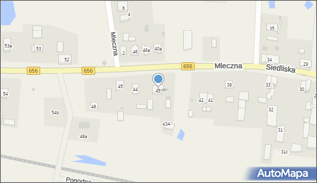 Siedliska, Siedliska, 43, mapa Siedliska