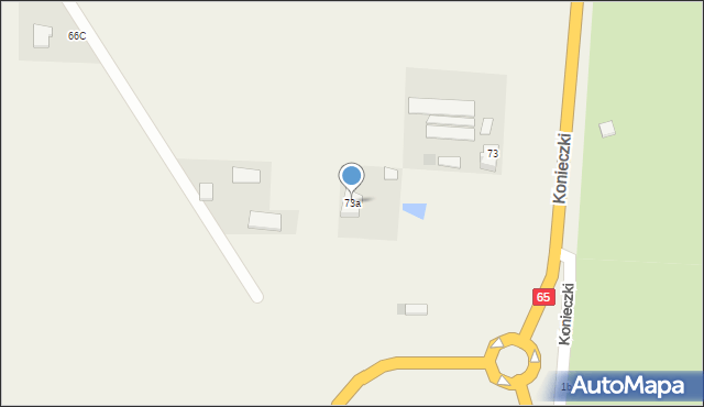 Siedliska, Siedliska, 73a, mapa Siedliska