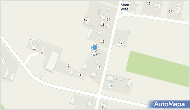 Siedliska, Siedliska, 12a, mapa Siedliska