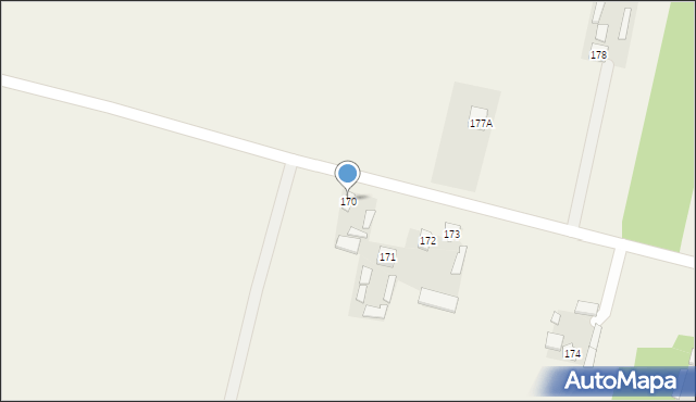 Siedliska, Siedliska, 170, mapa Siedliska