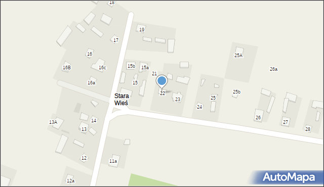 Siedliska, Siedliska, 22, mapa Siedliska