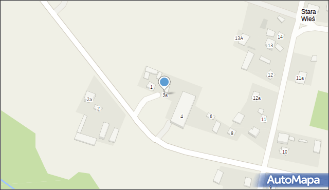 Siedliska, Siedliska, 3a, mapa Siedliska