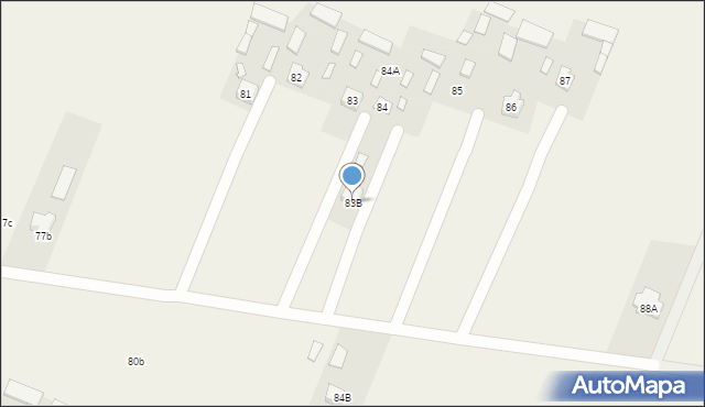 Siedliska, Siedliska, 83B, mapa Siedliska