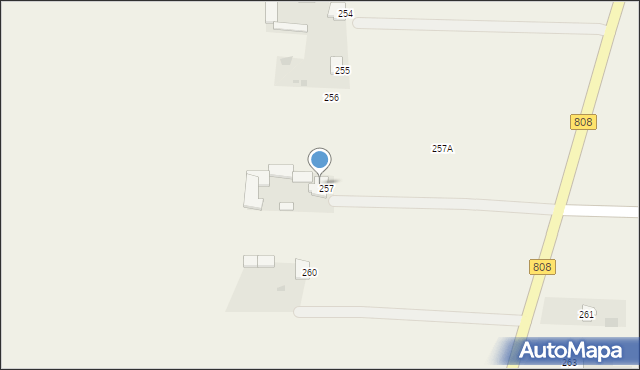 Siedliska, Siedliska, 258, mapa Siedliska