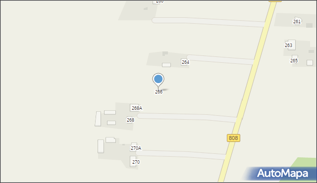 Siedliska, Siedliska, 266, mapa Siedliska