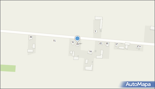 Siedliska, Siedliska, 93, mapa Siedliska