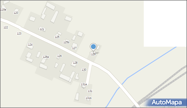 Siedliska, Siedliska, 129, mapa Siedliska