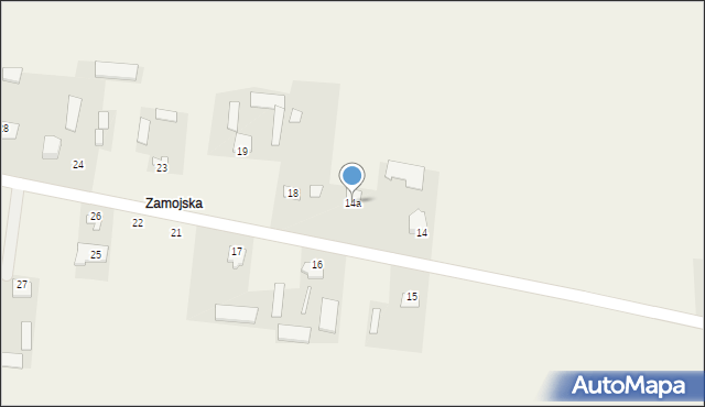 Siedliska, Siedliska, 14a, mapa Siedliska