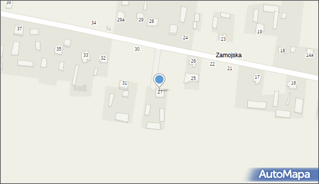 Siedliska, Siedliska, 27, mapa Siedliska