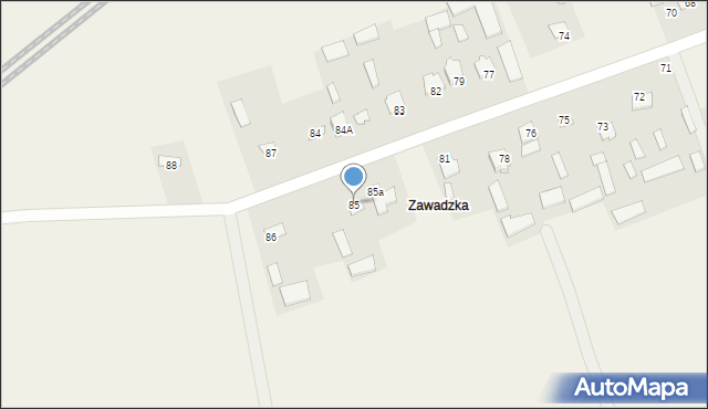Siedliska, Siedliska, 85, mapa Siedliska