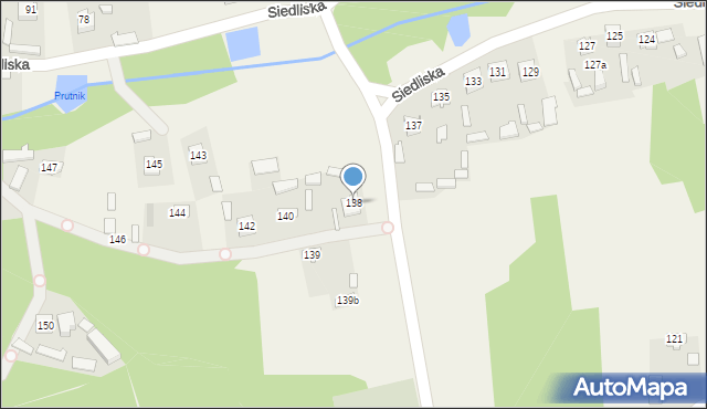 Siedliska, Siedliska, 138, mapa Siedliska