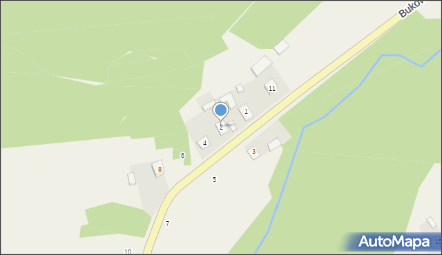 Siedliska, Siedliska, 2, mapa Siedliska