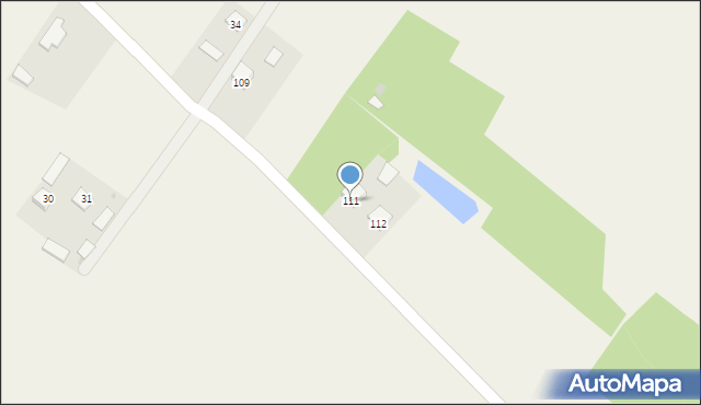 Siedliska, Siedliska, 111, mapa Siedliska