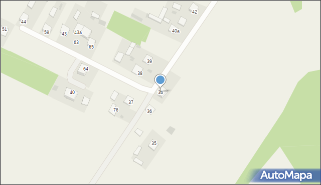 Siedliska, Siedliska, 3b, mapa Siedliska