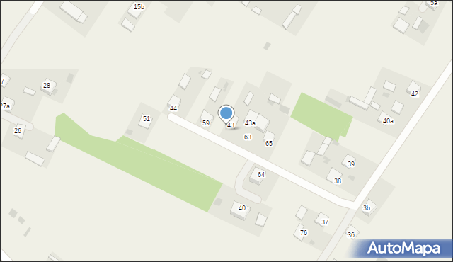 Siedliska, Siedliska, 61, mapa Siedliska