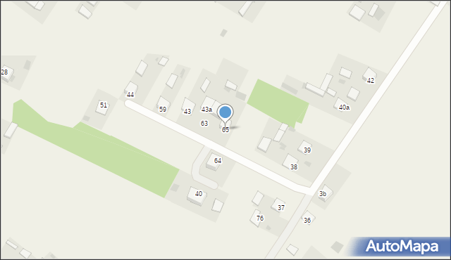 Siedliska, Siedliska, 65, mapa Siedliska