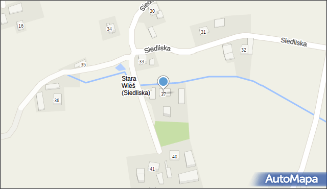 Siedliska, Siedliska, 37, mapa Siedliska