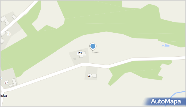 Siedliska, Siedliska, 17b, mapa Siedliska