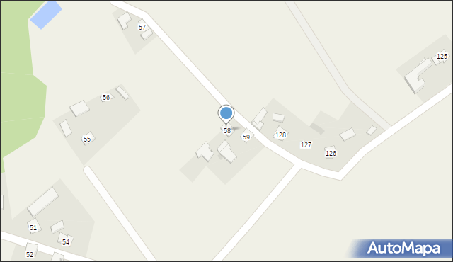 Siedliska, Siedliska, 58, mapa Siedliska