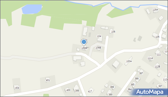 Siedliska, Siedliska, 102A, mapa Siedliska