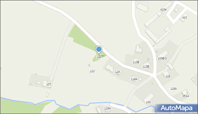 Siedliska, Siedliska, 122, mapa Siedliska