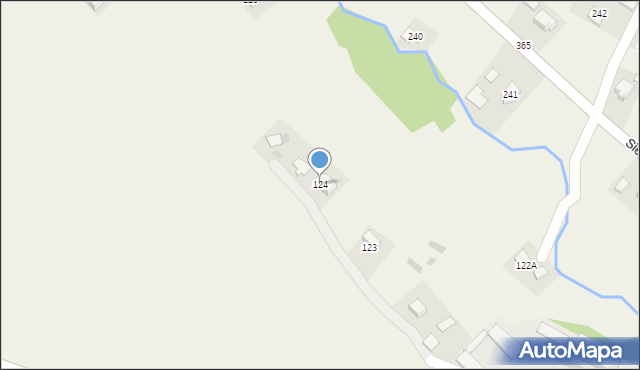 Siedliska, Siedliska, 124, mapa Siedliska