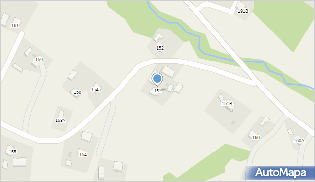 Siedliska, Siedliska, 151, mapa Siedliska
