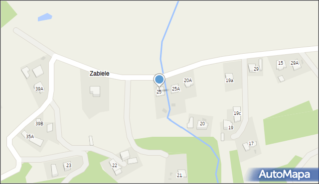 Siedliska, Siedliska, 25, mapa Siedliska