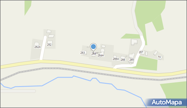 Siedliska, Siedliska, 264, mapa Siedliska