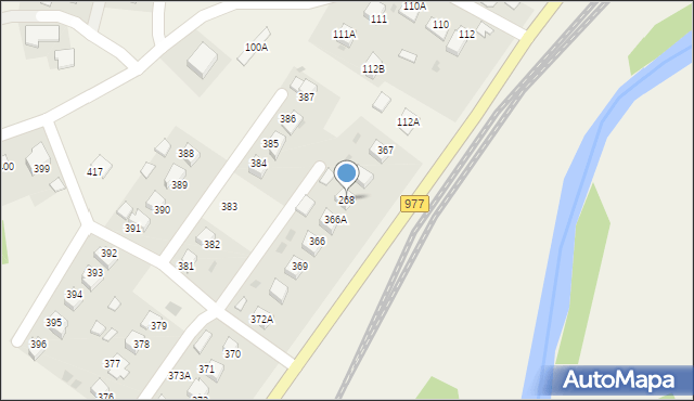 Siedliska, Siedliska, 268, mapa Siedliska