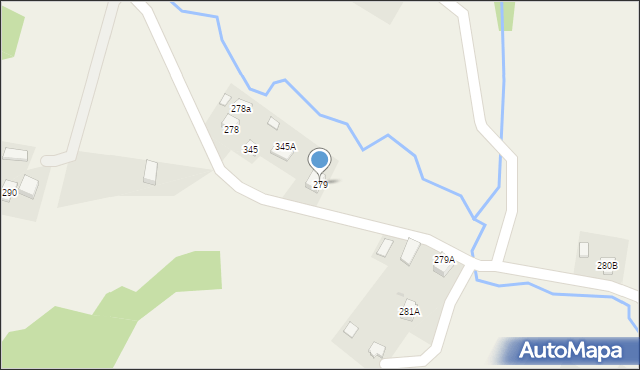 Siedliska, Siedliska, 279, mapa Siedliska