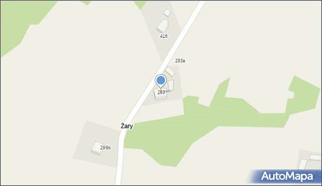 Siedliska, Siedliska, 293, mapa Siedliska