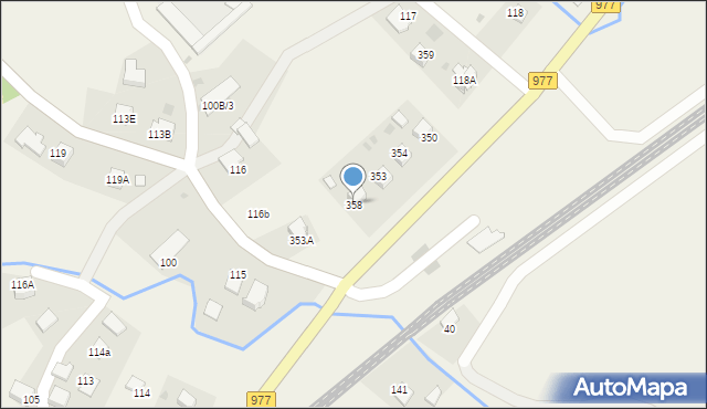 Siedliska, Siedliska, 358, mapa Siedliska