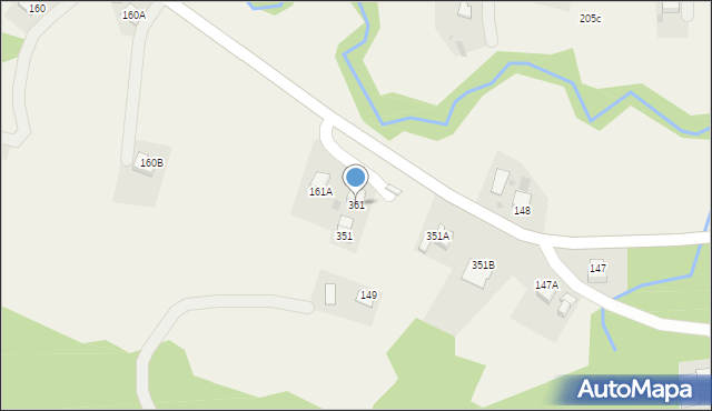 Siedliska, Siedliska, 361, mapa Siedliska