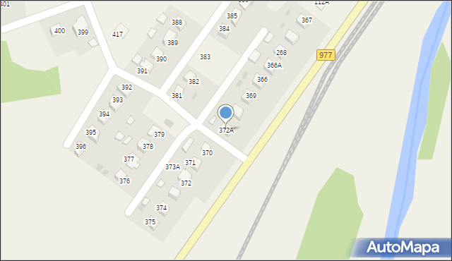 Siedliska, Siedliska, 372A, mapa Siedliska
