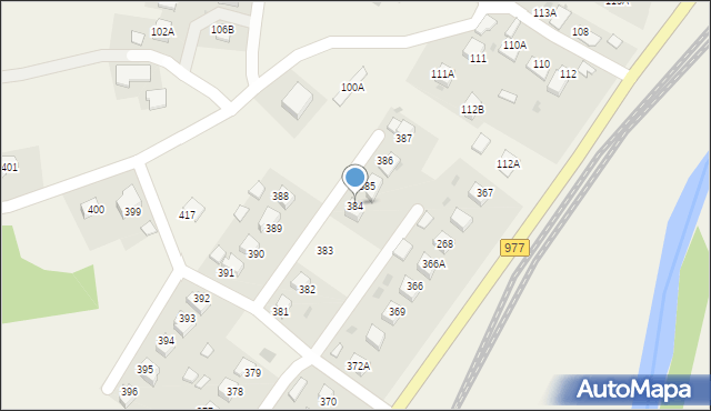 Siedliska, Siedliska, 384, mapa Siedliska