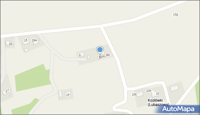 Siedliska, Siedliska, 39, mapa Siedliska