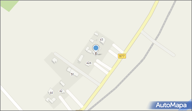 Siedliska, Siedliska, 43b, mapa Siedliska