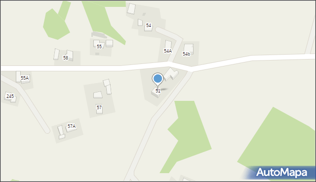 Siedliska, Siedliska, 51, mapa Siedliska