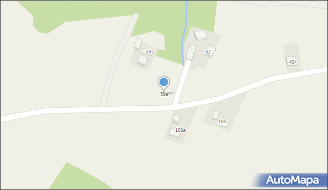 Siedliska, Siedliska, 53a, mapa Siedliska
