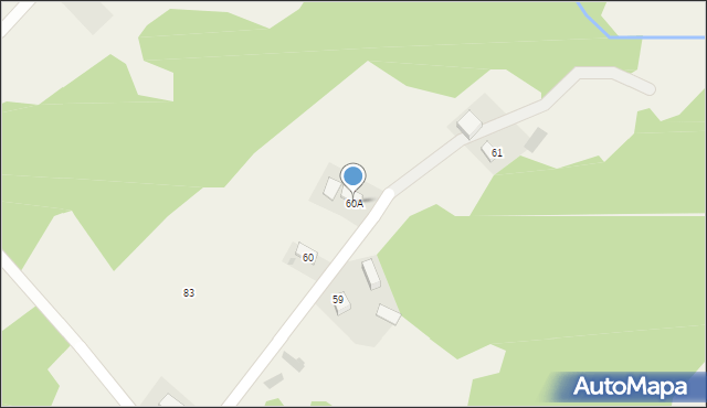 Siedliska, Siedliska, 60A, mapa Siedliska