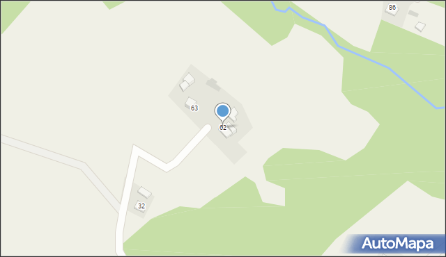 Siedliska, Siedliska, 62, mapa Siedliska