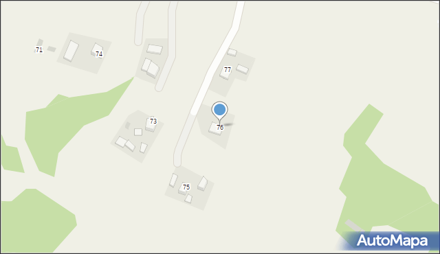 Siedliska, Siedliska, 76, mapa Siedliska