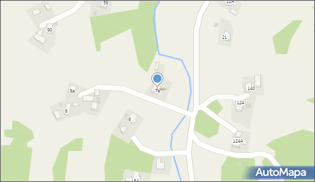 Siedliska, Siedliska, 7a, mapa Siedliska